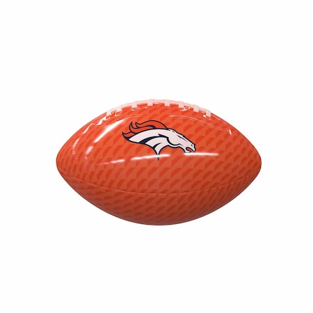 Logo Brands Denver Broncos Carbon Fiber Mini-Size Glossy Football 610-93MG-1